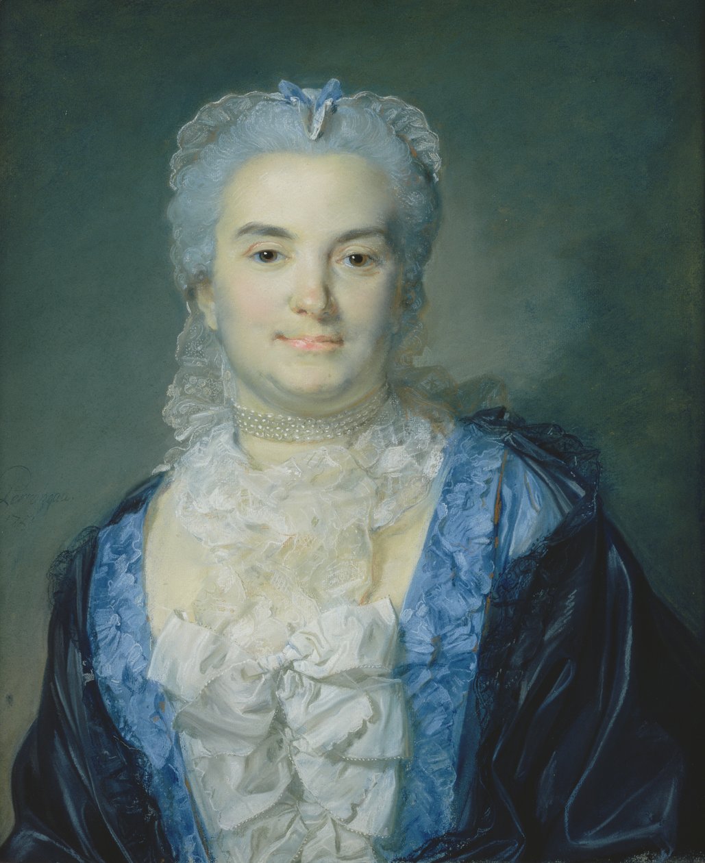 Portret Madame Chevotet, 1751 autorstwa Jean Baptiste Perronneau
