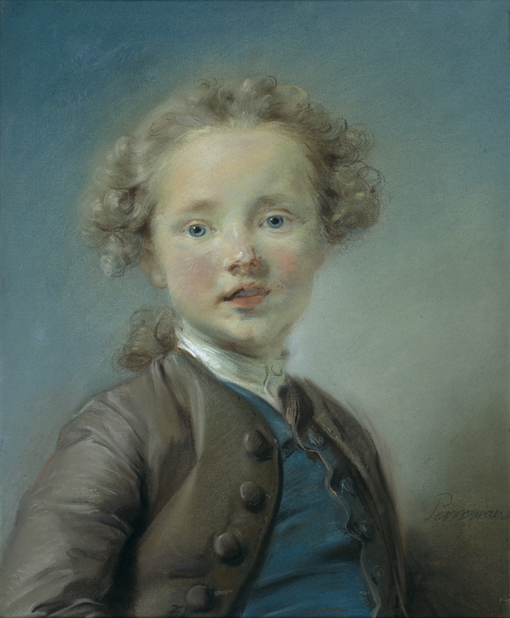 Portret Jean-Baptiste Antoine Le Moyne, 1747 autorstwa Jean Baptiste Perronneau