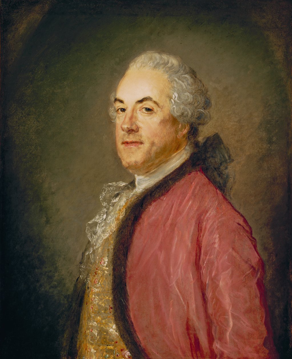 Portret mężczyzny, ok.176163 autorstwa Jean Baptiste Perronneau