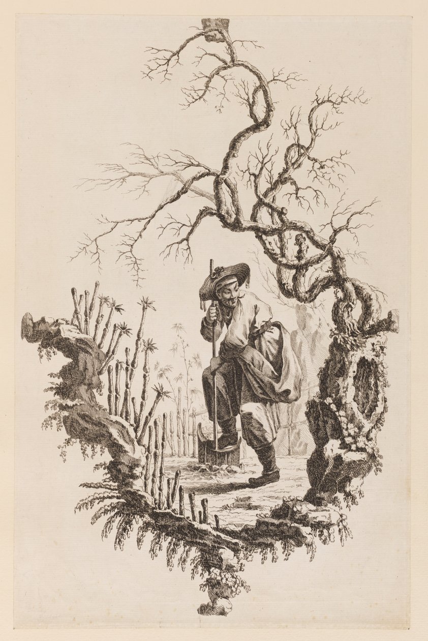 Figura i konar autorstwa Jean Baptiste Pillement