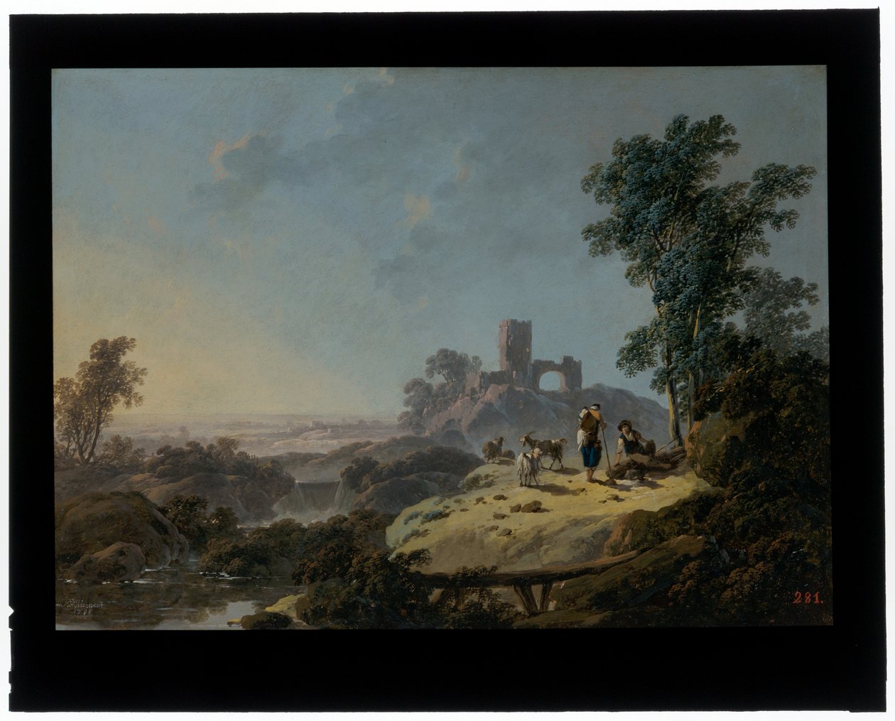 Poranek autorstwa Jean Baptiste Pillement