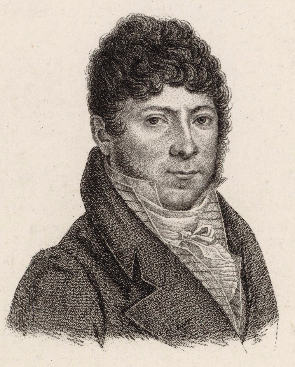 Portret skrzypka i kompozytora Philippe Libona 1775-1838 , 1810. autorstwa Jean Baptiste Ponce Lambert
