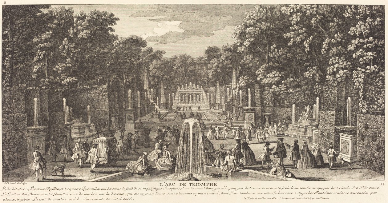 Łuk Triumfalny autorstwa Jean Baptiste Rigaud