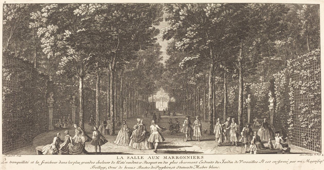 Sala Kasztanowa autorstwa Jean Baptiste Rigaud