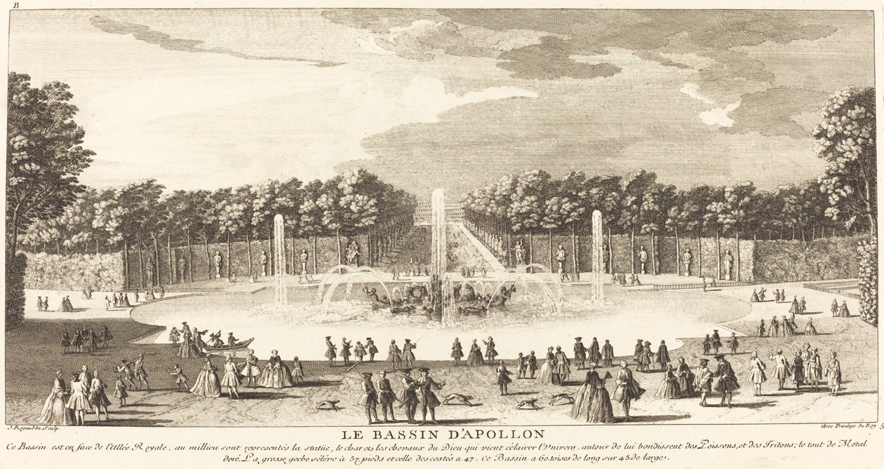 Basen Apolla autorstwa Jean Baptiste Rigaud