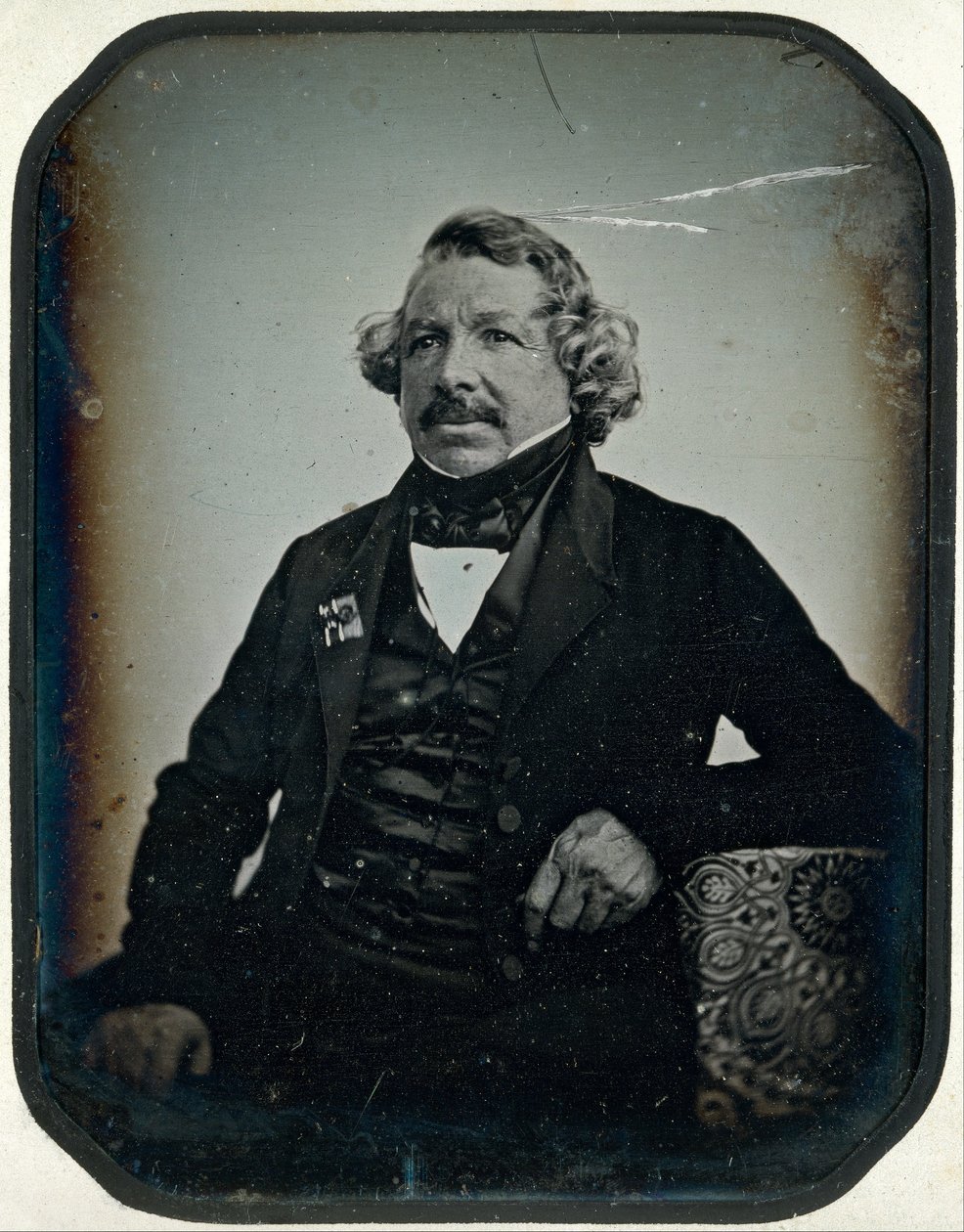 Louis Jacques Mande Daguerre autorstwa Jean Baptiste Sabatier Blot