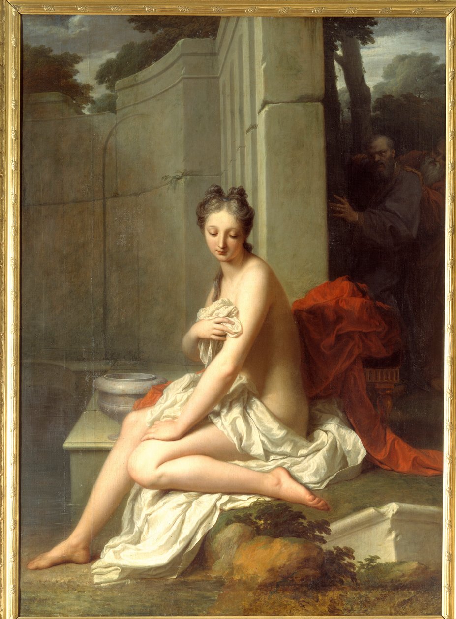 Suzanne au bain Obraz Jeana Baptiste Santerre (1651-1717) XVIII w. Słońce. 2,05x1,45m. autorstwa Jean Baptiste Santerre