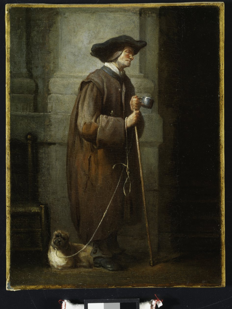 Ślepy żebrak autorstwa Jean Baptiste Simeon Chardin