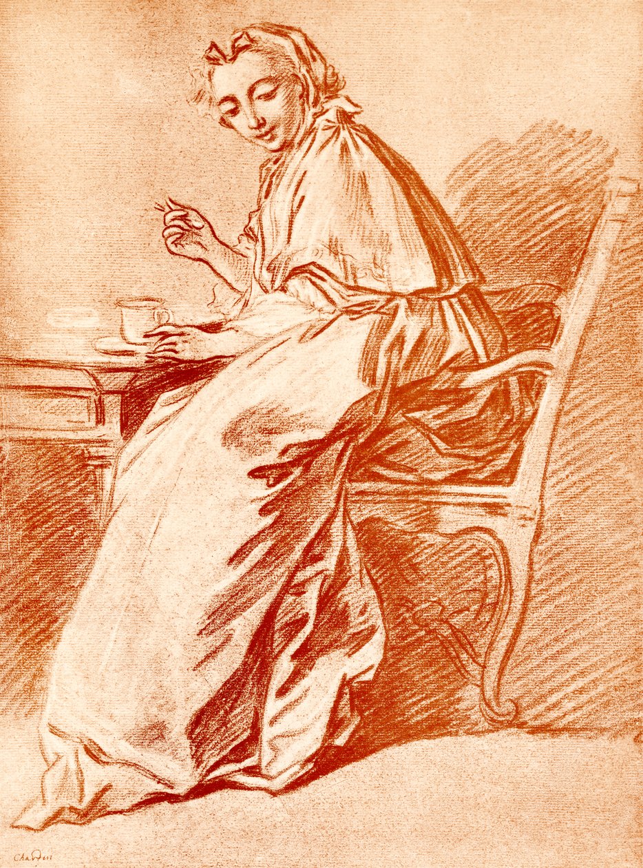 Pani na śniadaniu? autorstwa Jean Baptiste Simeon Chardin