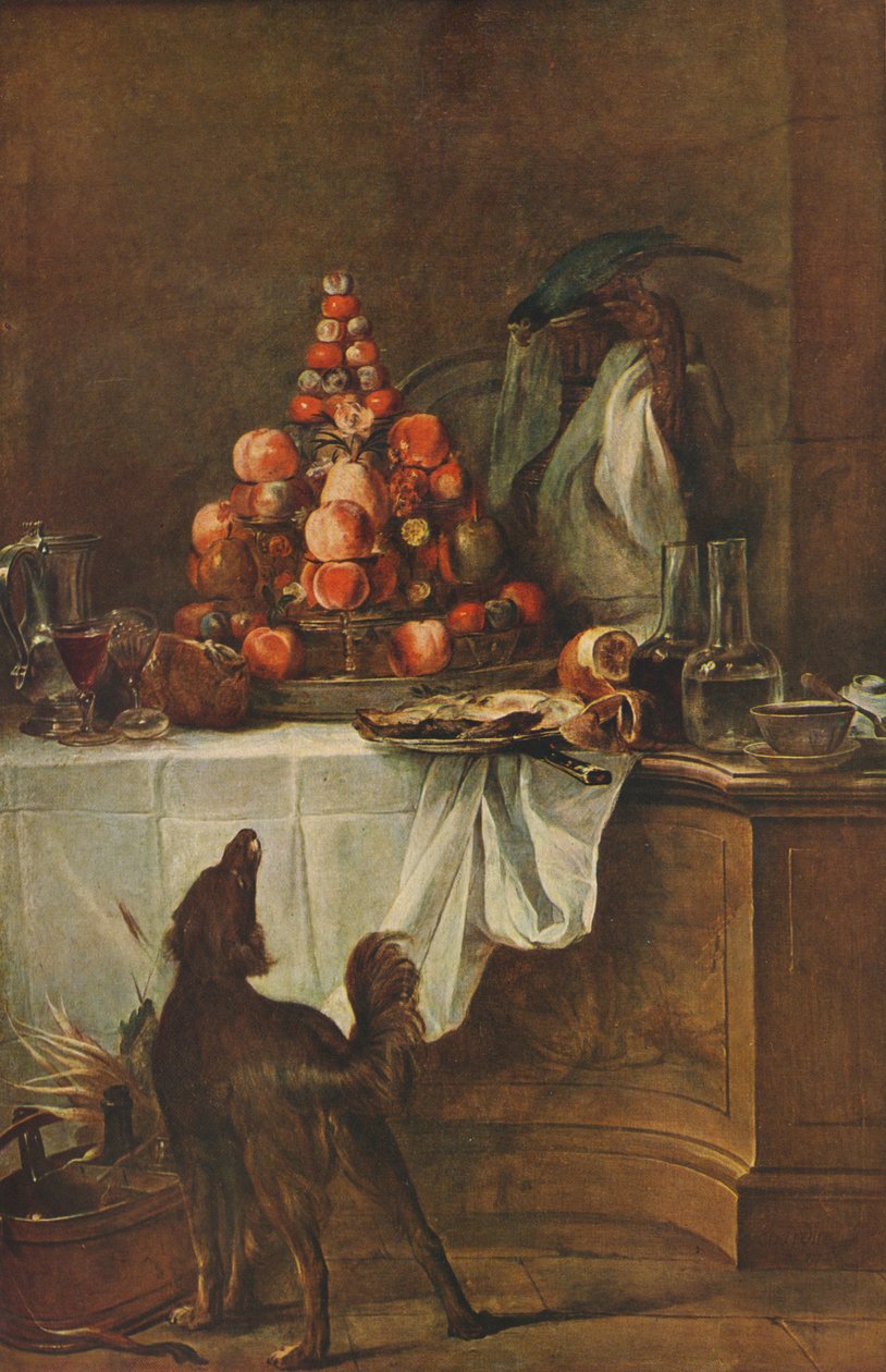 Martwa natura Chardin, 1728, 1939. autorstwa Jean Baptiste Simeon Chardin