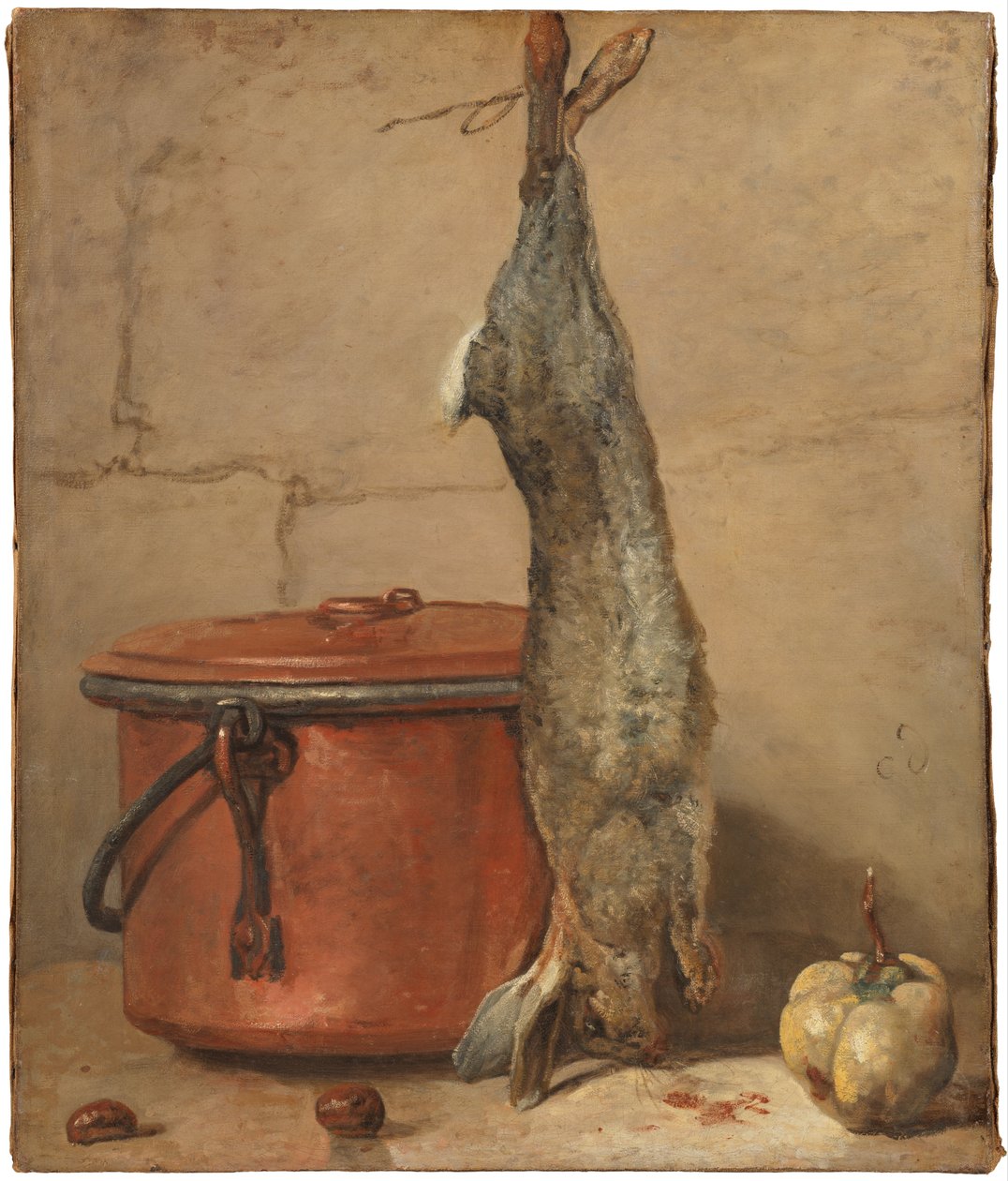 Królik i Miedziany Garnek ok.1739-40 autorstwa Jean Baptiste Simeon Chardin
