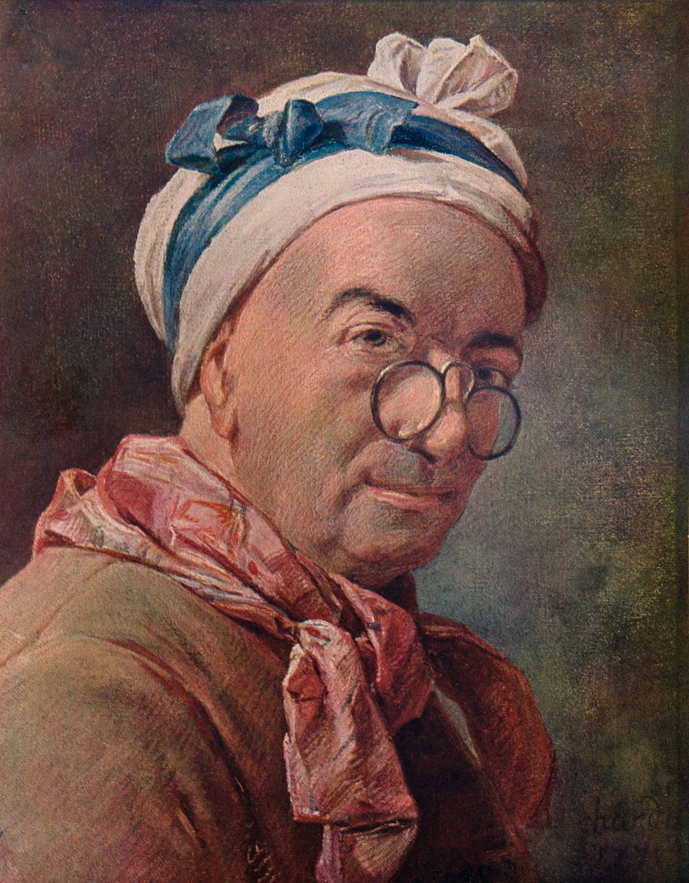 Autoportret w okularach, 1771 autorstwa Jean Baptiste Simeon Chardin