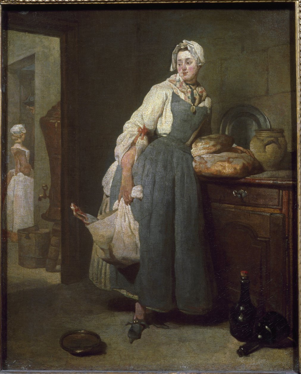 Kontrahent - olej na płótnie autorstwa Jean Baptiste Simeon Chardin