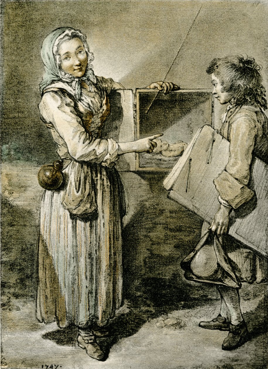 Pudełko z podglądem autorstwa Jean Baptiste Simeon Chardin