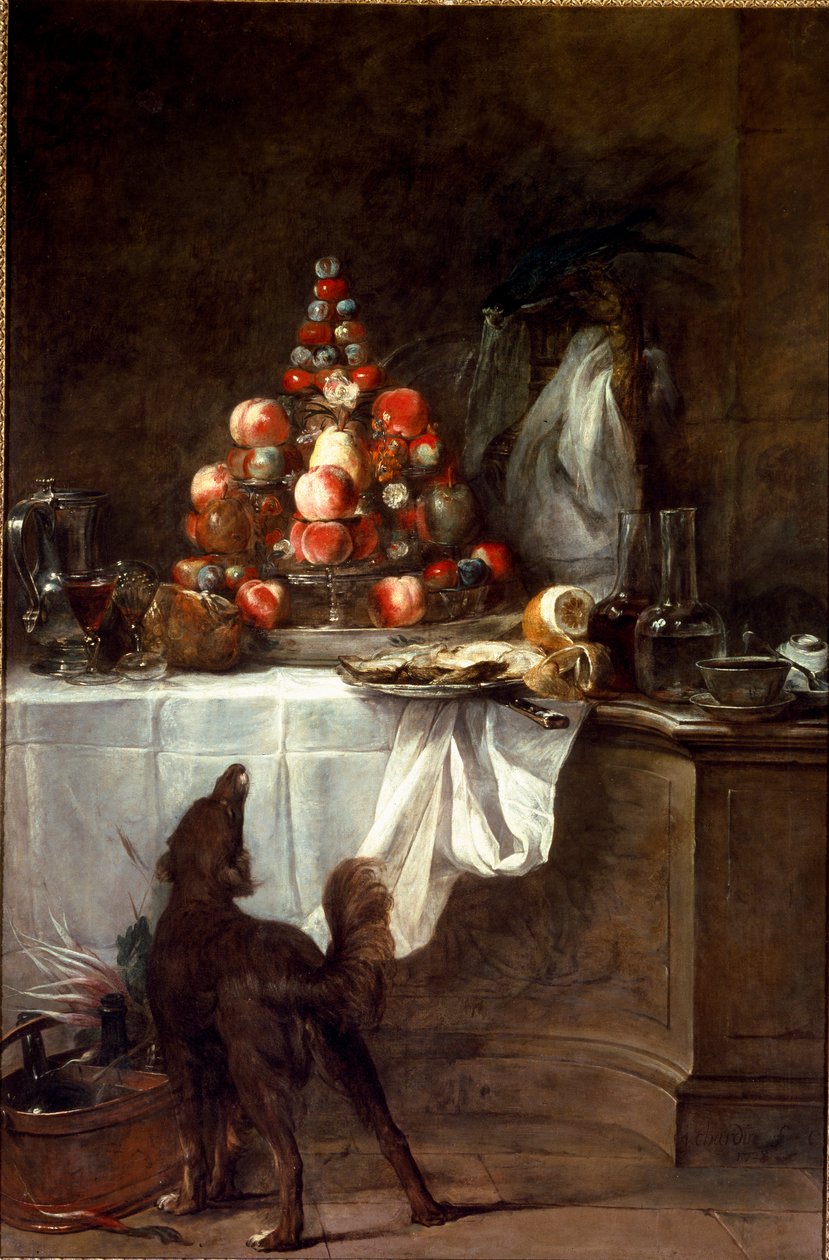 bufet? autorstwa Jean Baptiste Simeon Chardin