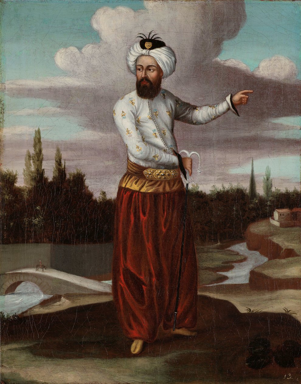 Chaous, kurier do sułtana autorstwa Jean Baptiste Vanmour (workshop of)