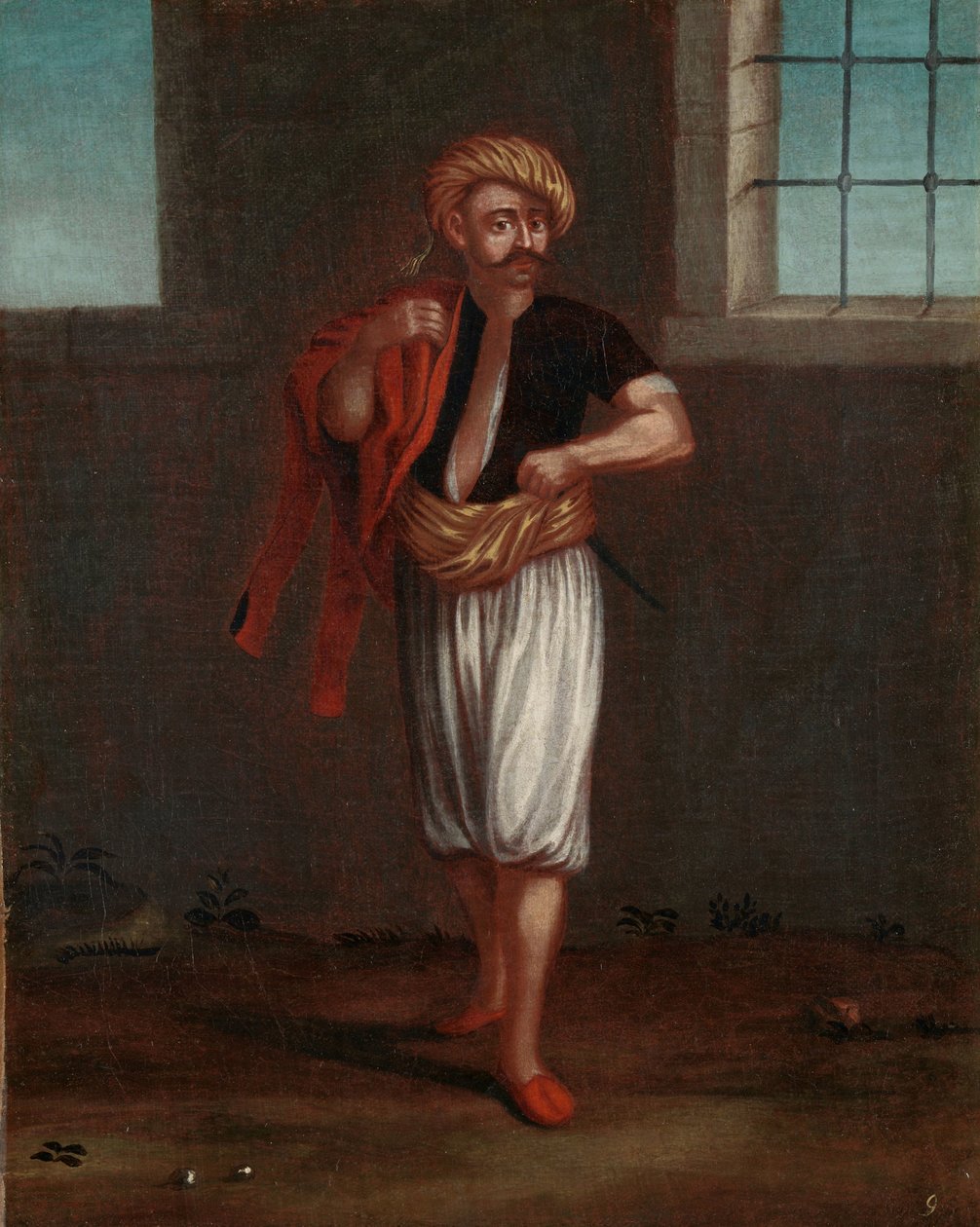Albański żeglarz autorstwa Jean Baptiste Vanmour (workshop of)