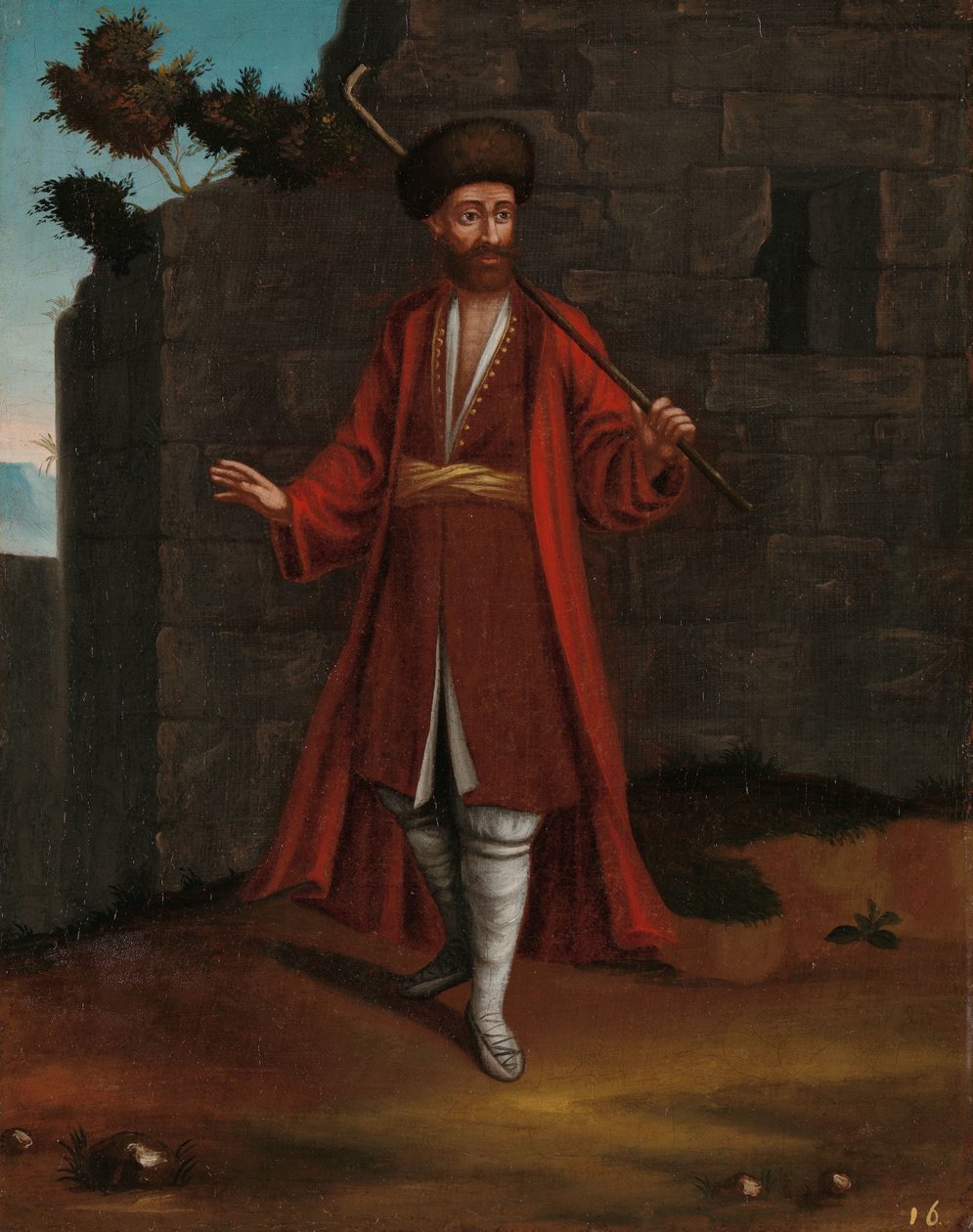 Człowiek z bułgarskiego wybrzeża autorstwa Jean Baptiste Vanmour (workshop of)