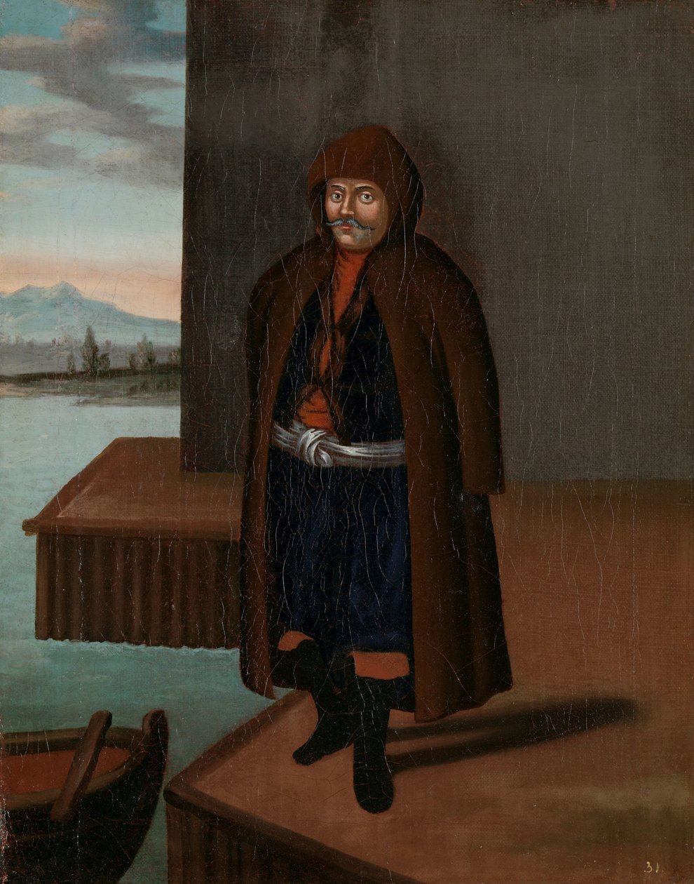 Człowiek z wyspy Patmos autorstwa Jean Baptiste Vanmour (workshop of)