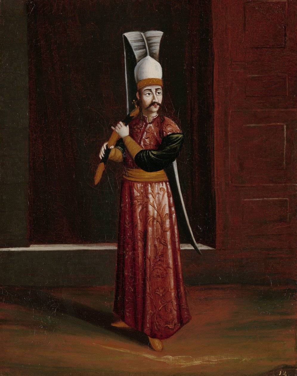 Seliktar Agassi, Konny do sułtana (Najwyższy posiadacz broni) autorstwa Jean Baptiste Vanmour (workshop of)