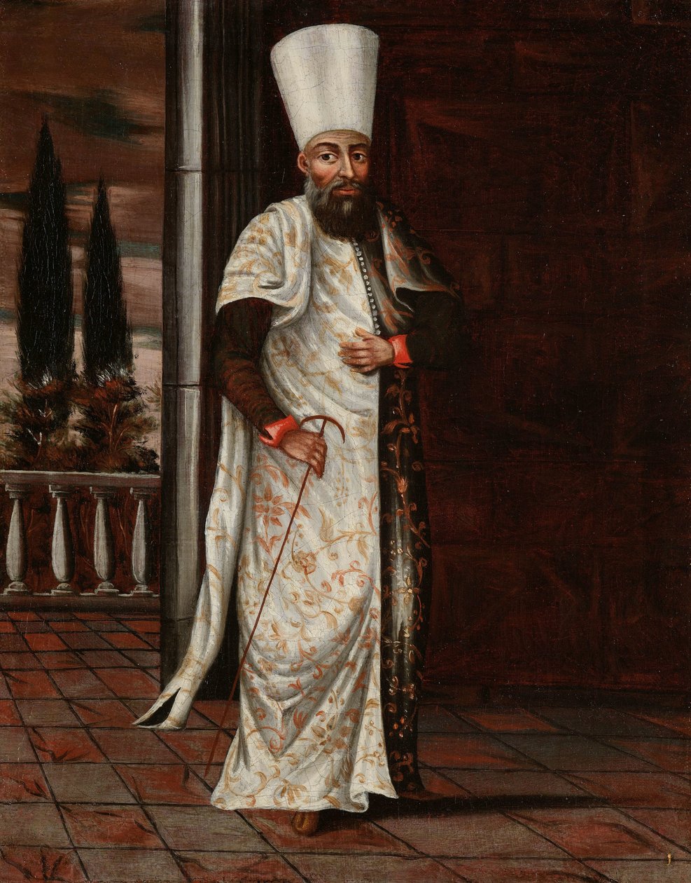 Chaous Bachi autorstwa Jean Baptiste Vanmour (workshop of)