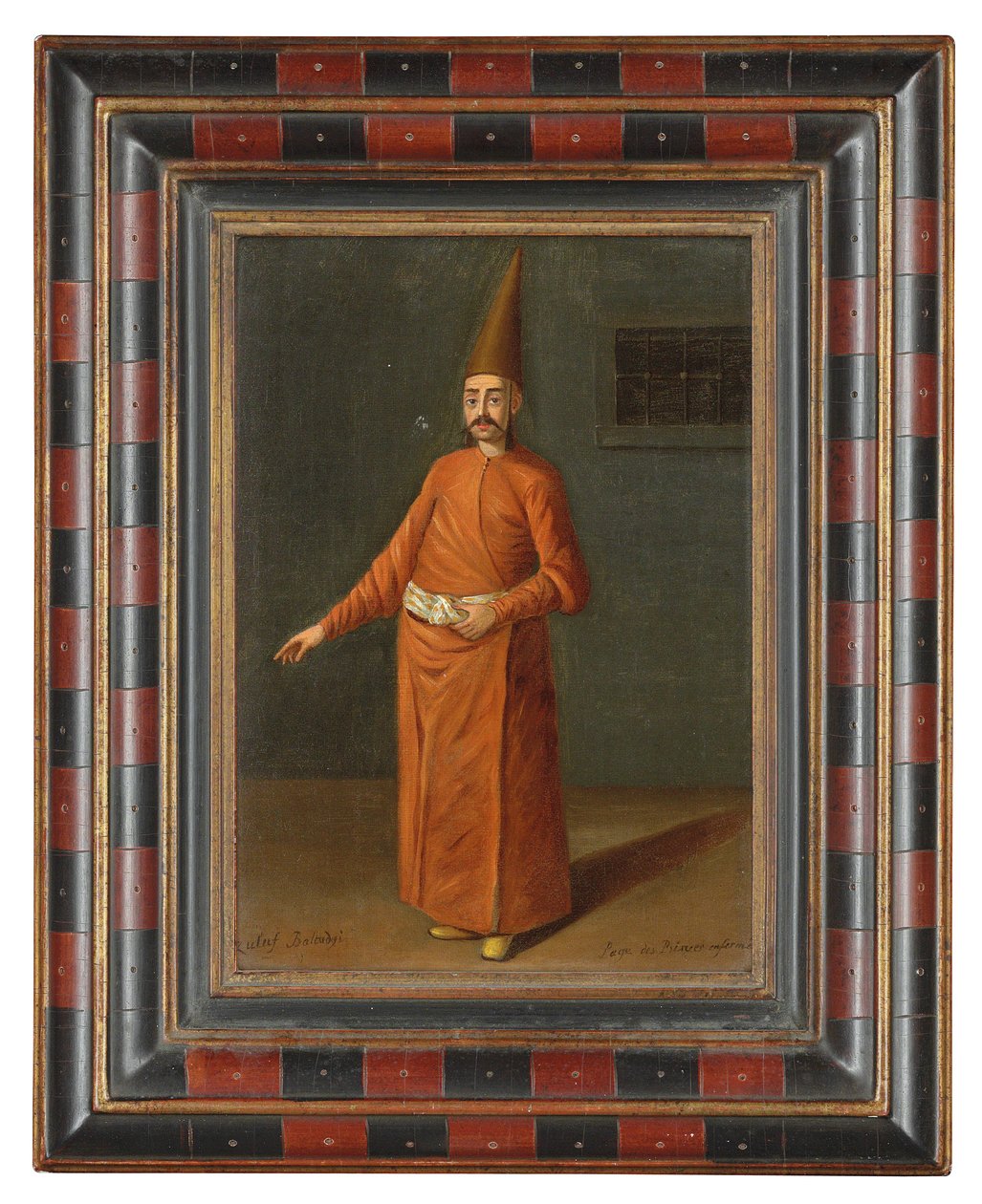 Osmański nosiciel toporka autorstwa Jean Baptiste Vanmour