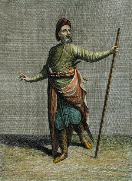 Architekt ormiański, tablica 88 z „Kolekcja Cent Estampes reprezentująca różne narody Lewantu narysowana na obrazach z natury…” autorstwa Jean Baptiste Vanmour