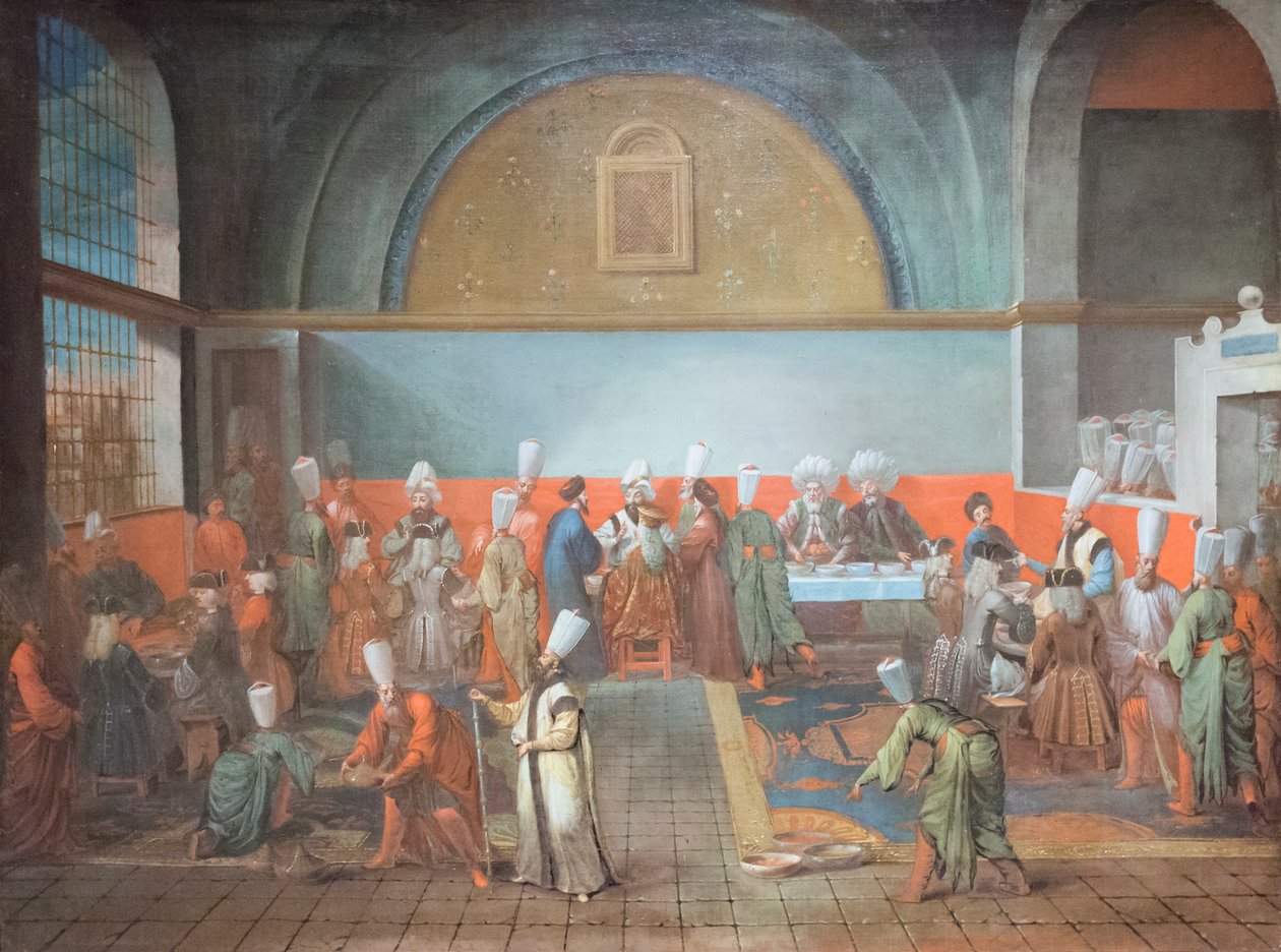 Kolacja w pałacu na cześć ambasadora autorstwa Jean Baptiste Vanmour