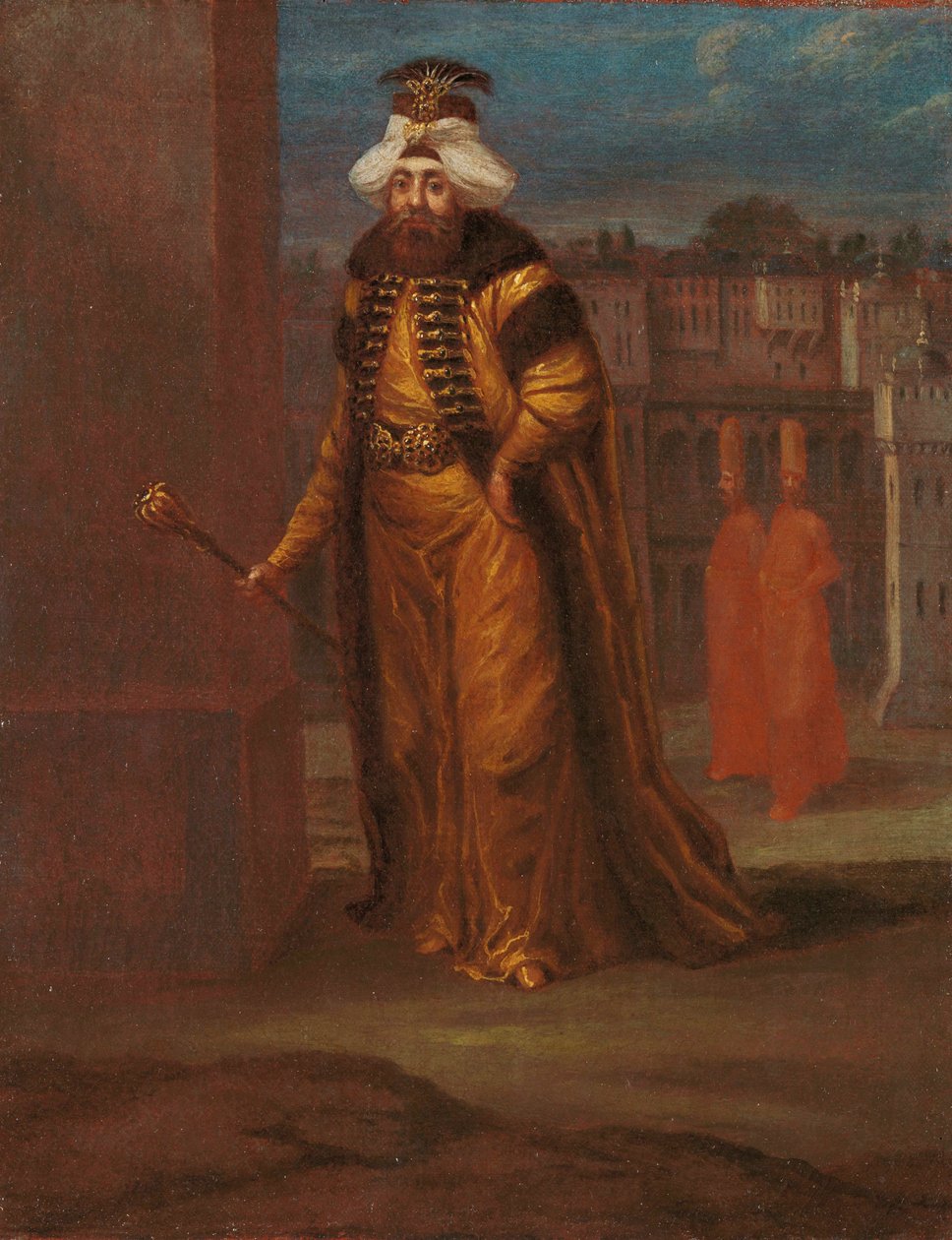 Sułtan Ahmed III (1673-1736) autorstwa Jean Baptiste Vanmour