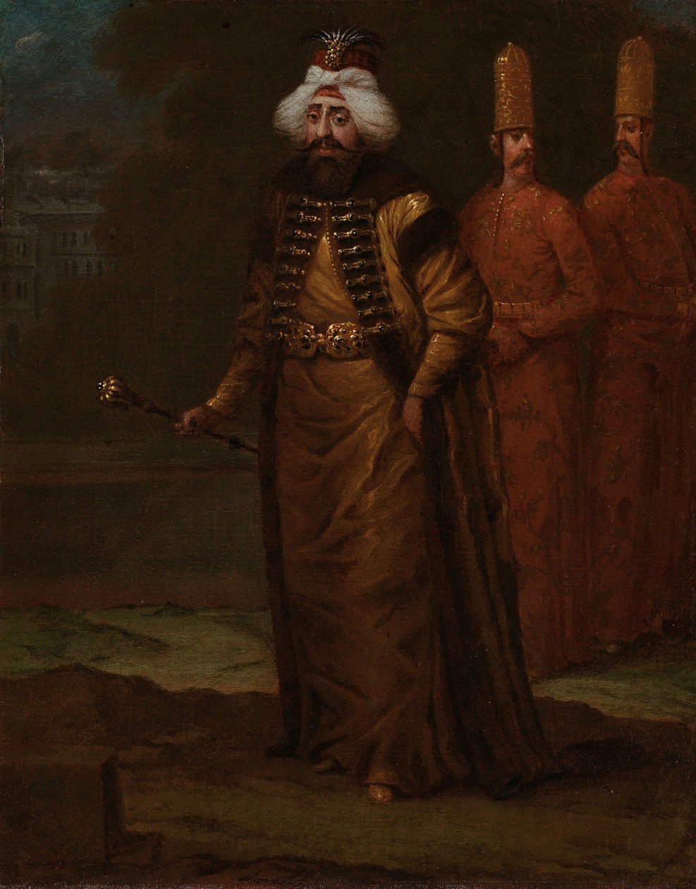Sułtan Ahmed E autorstwa Jean Baptiste Vanmour