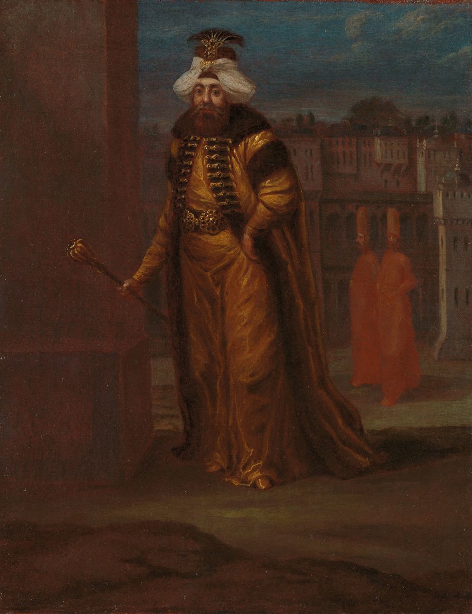 Sułtan Mahmud I autorstwa Jean Baptiste Vanmour