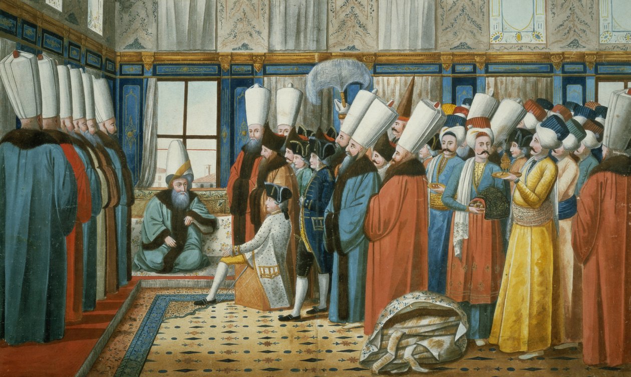 Nieznany obraz autorstwa Jean Baptiste Vanmour