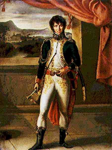Portret Joachima Murata (1767-1815) (olej na płótnie) autorstwa Jean Baptiste Vicar