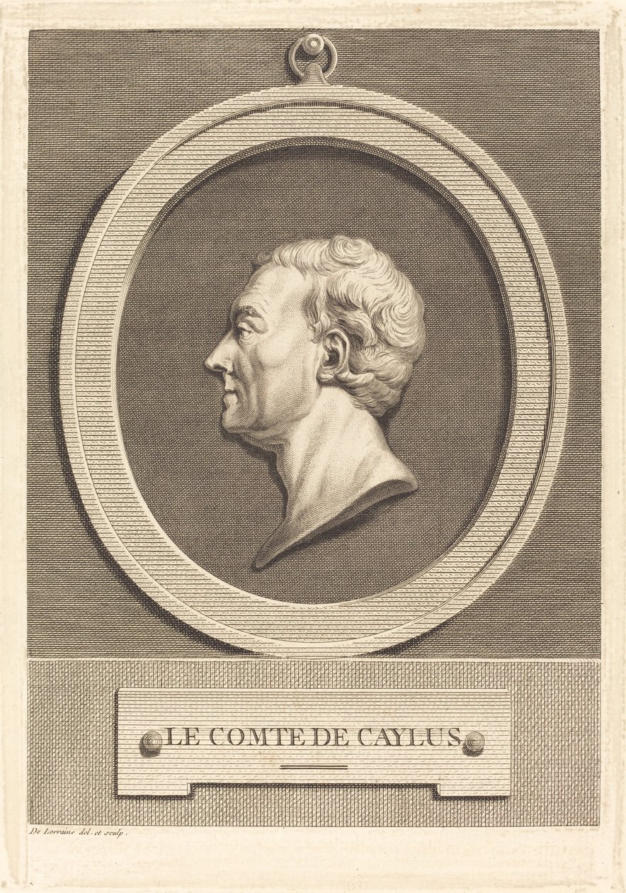 Hrabia Caylus autorstwa Jean Baptiste de Lorraine