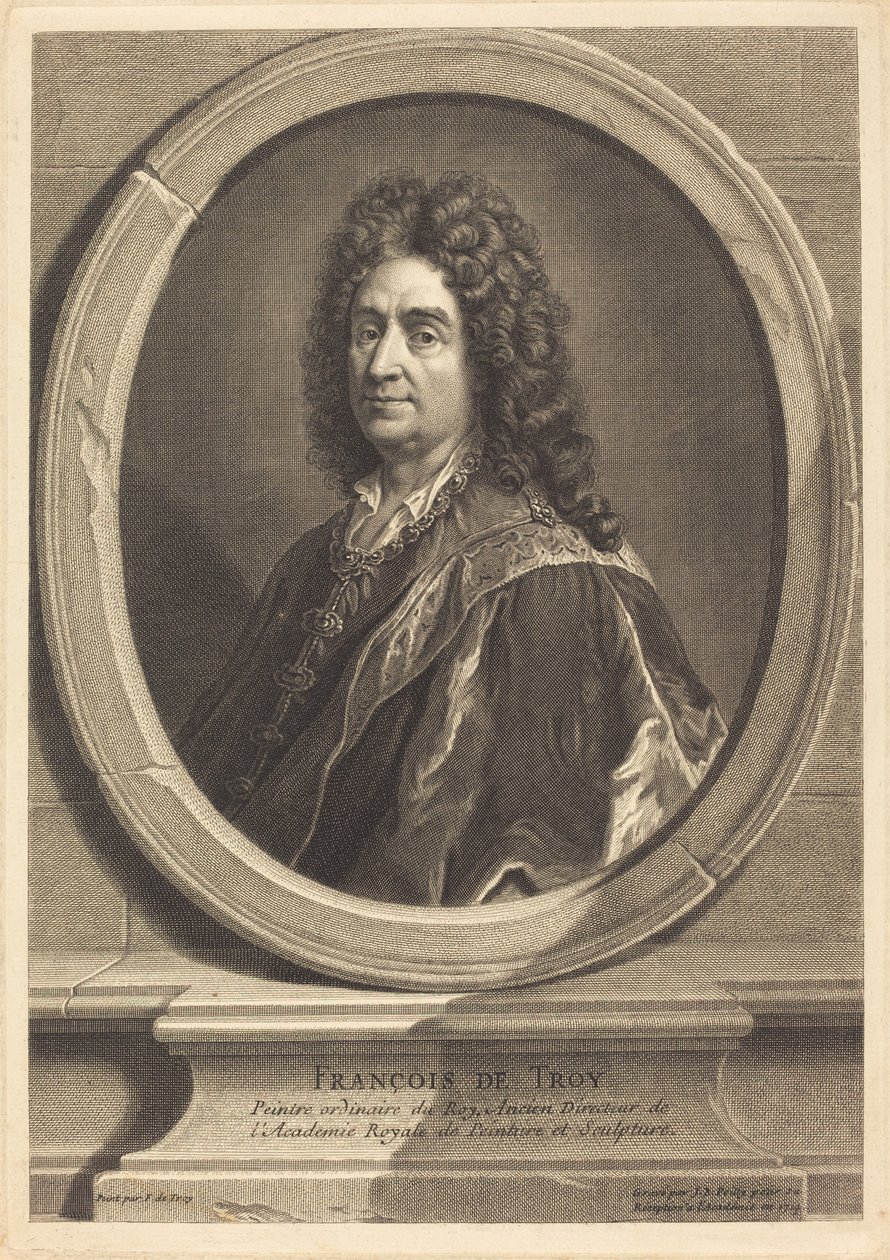 Franciszek z Troi autorstwa Jean Baptiste de Poilly after François