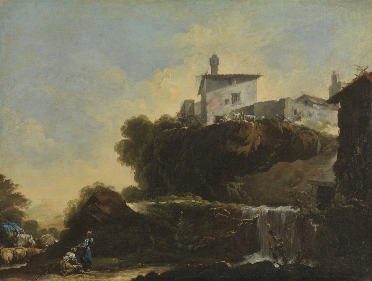 Pejzaż włoski, 1749 autorstwa Jean Barbault