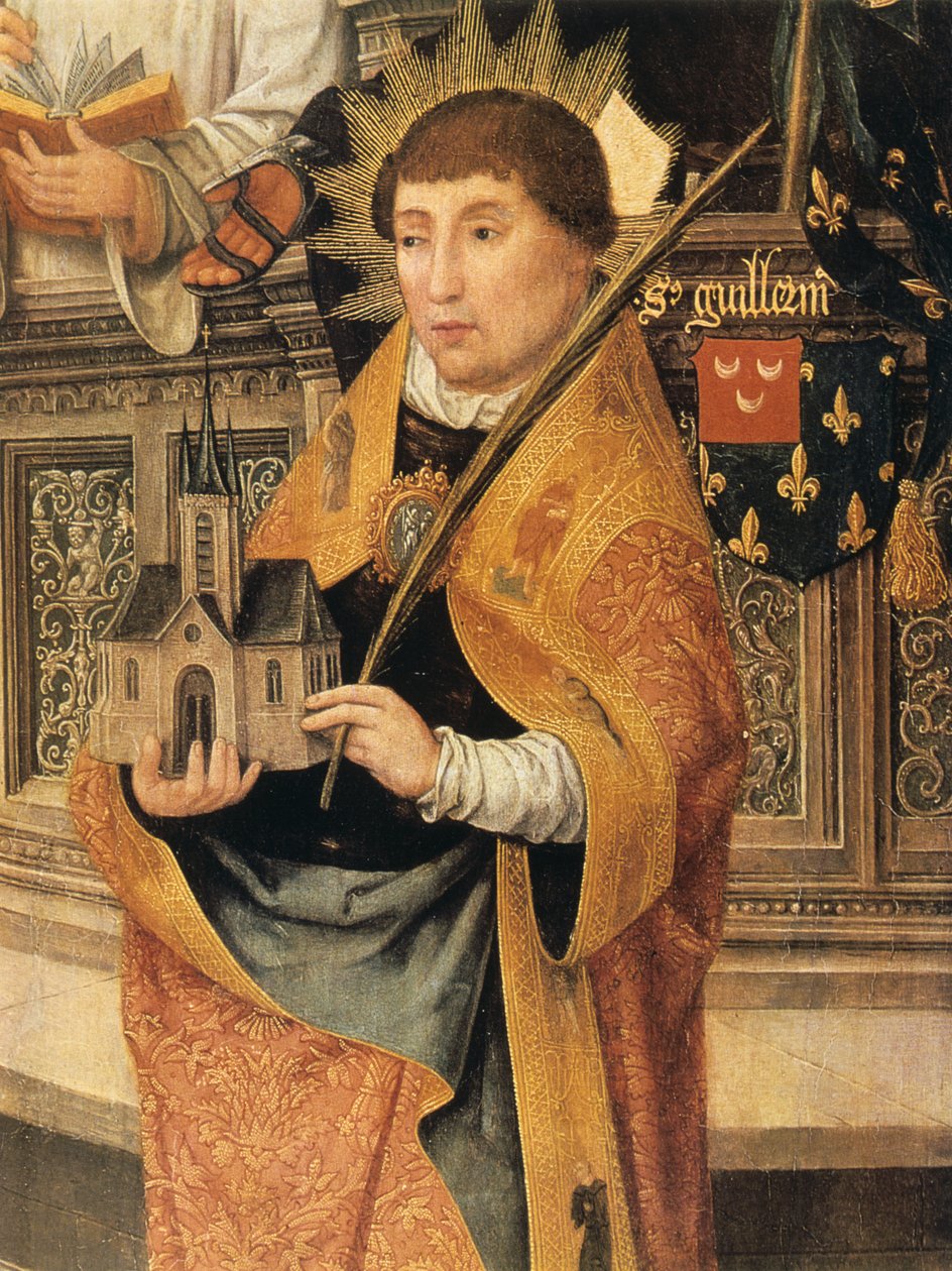 Szczegóły zwiastowania, 1516-1517 autorstwa Jean the Elder Bellegambe