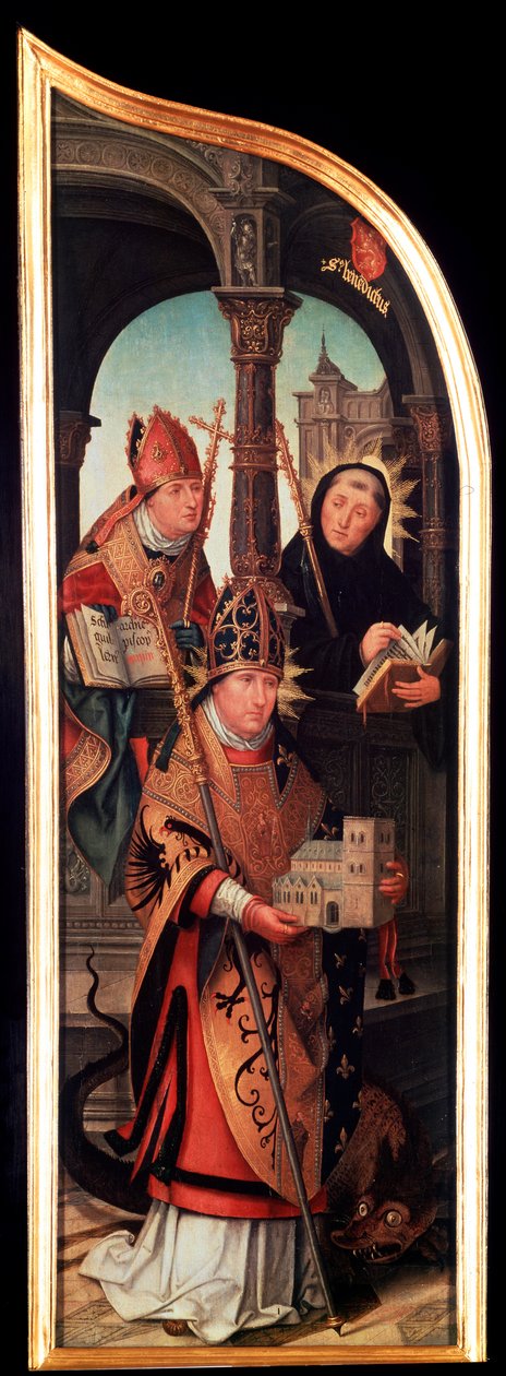 Zwiastowanie, Tryptyk, panel boczny, 1517. autorstwa Jean the Elder Bellegambe