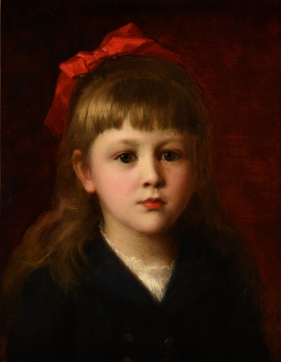 Portret małej dziewczynki autorstwa Jean Benner