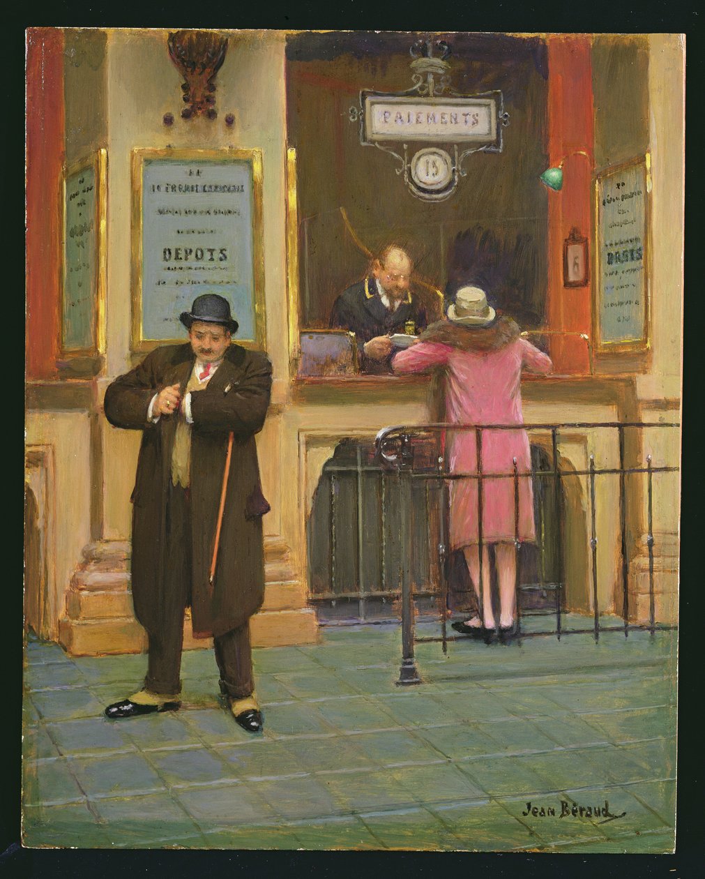 U moich ciotek autorstwa Jean Beraud
