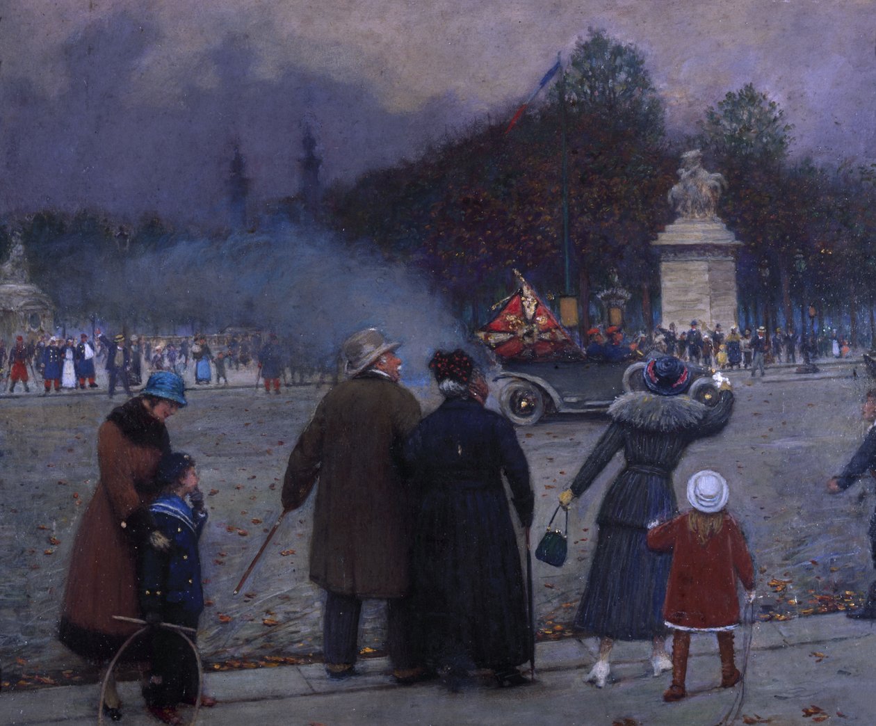 Niemiecka flaga przeniesiona do Inwalidów, ok. 1930 r. 1914. autorstwa Jean Beraud