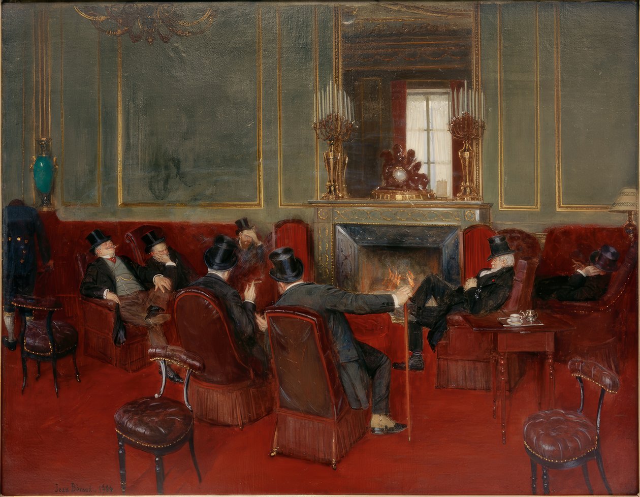 W klubie autorstwa Jean Beraud