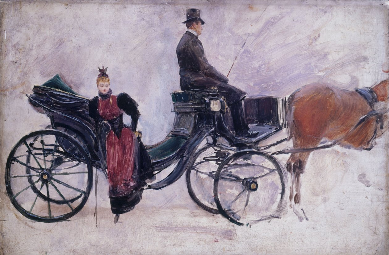 La Victoria, ok. 1880 (olej na drewnie) autorstwa Jean Beraud