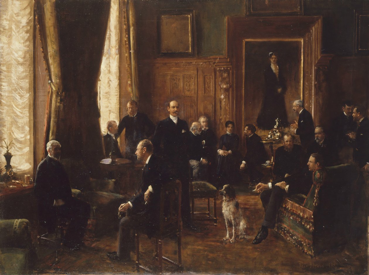 Salon hrabiny Potockiej, 1887 r. autorstwa Jean Beraud