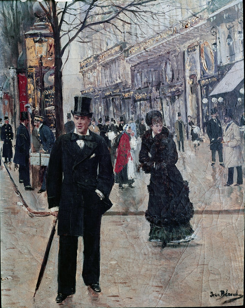 Na bulwarze autorstwa Jean Beraud