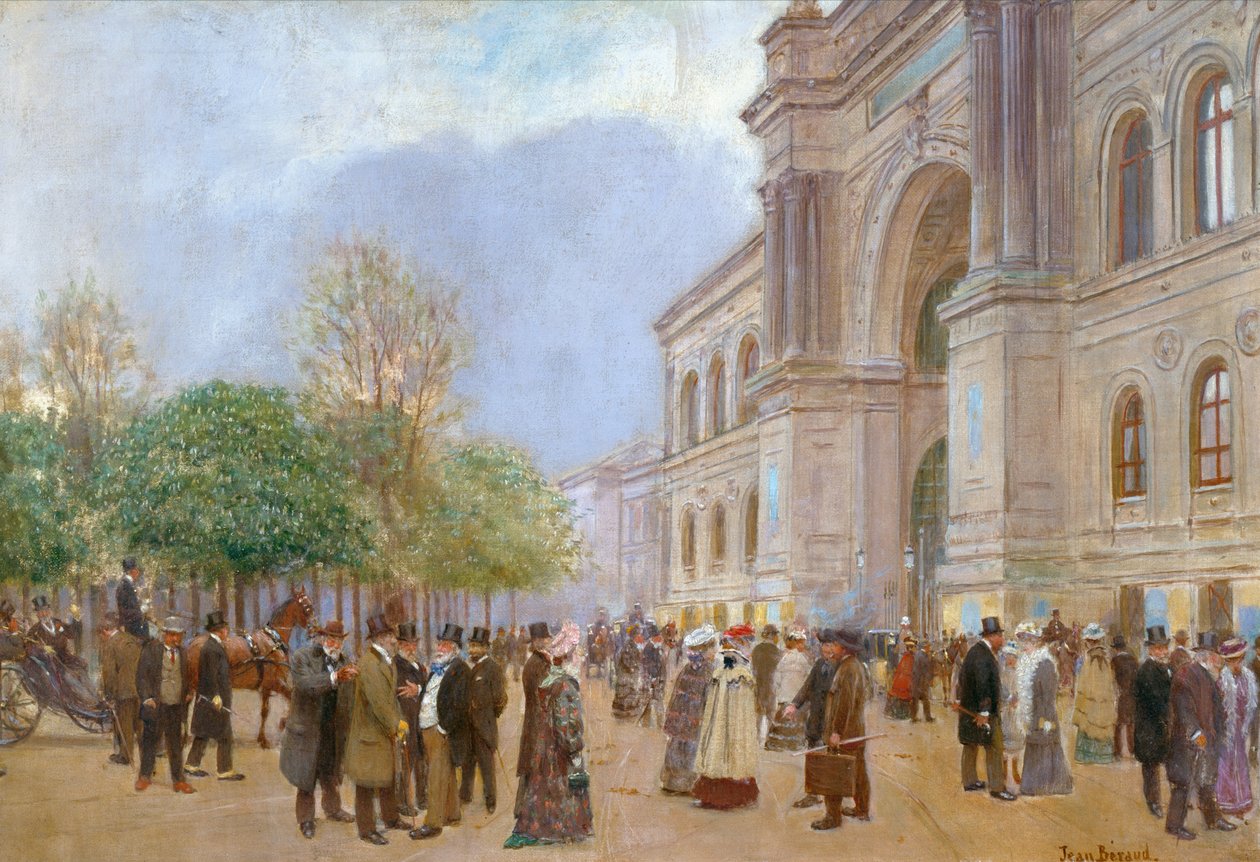 Poza Palais de lIndustrie autorstwa Jean Beraud