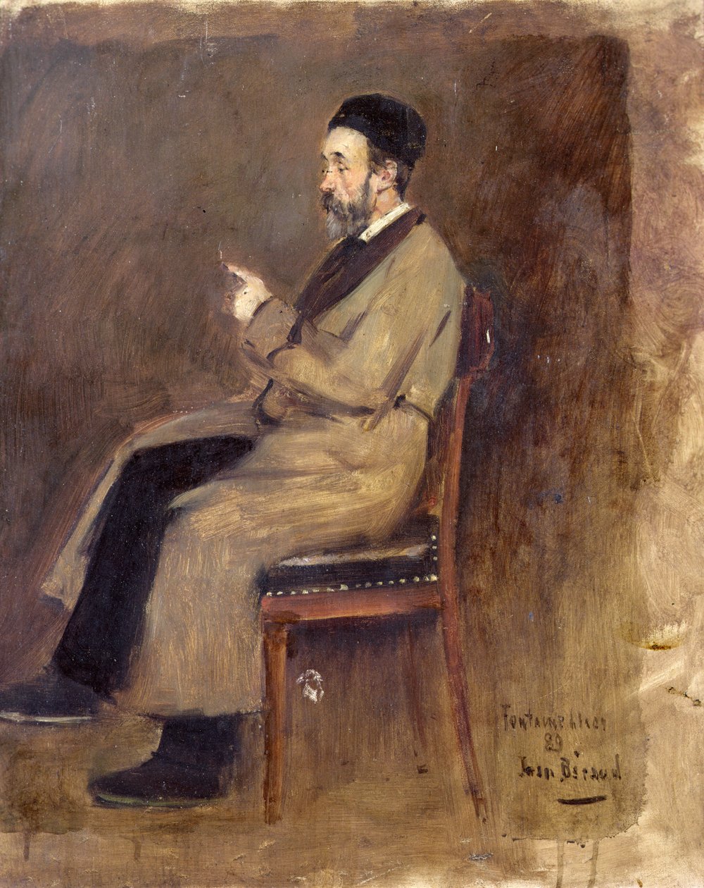 Portret J. J. Weissa (1827-1891) autorstwa Jean Beraud