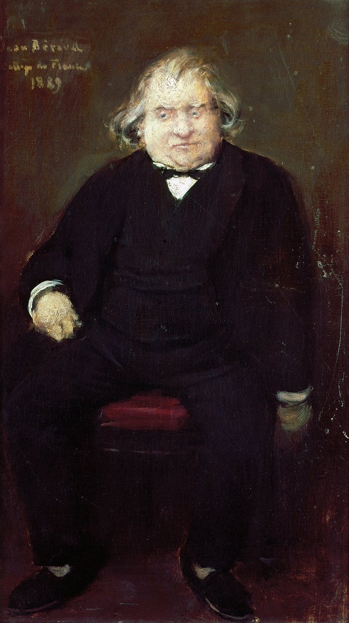 Portret Josepha Ernesta Renana (1823-1892), francuskiego historyka, filozofa, filologa i pisarza, autorstwa Jeana Berauda (1849-1935), Malarstwo autorstwa Jean Beraud