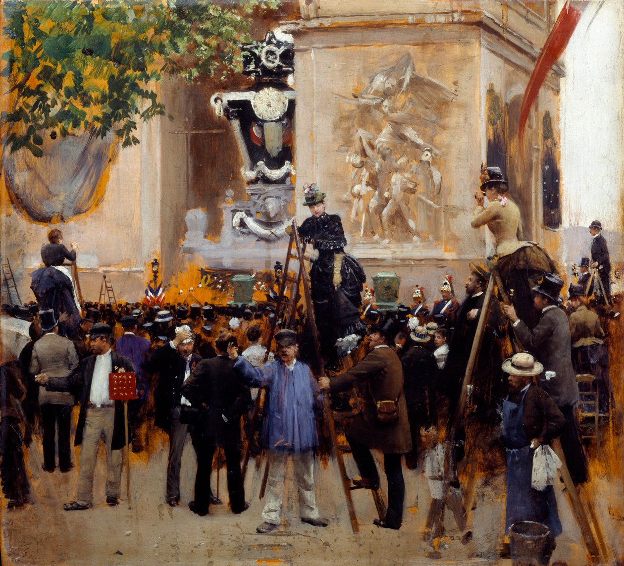 Pogrzeb Victora Hugo (1802 - 1885) Place de l