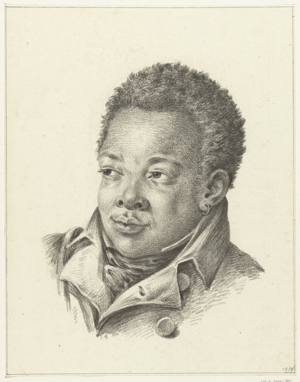 Portret czarnoskórego mężczyzny autorstwa Jean Bernard